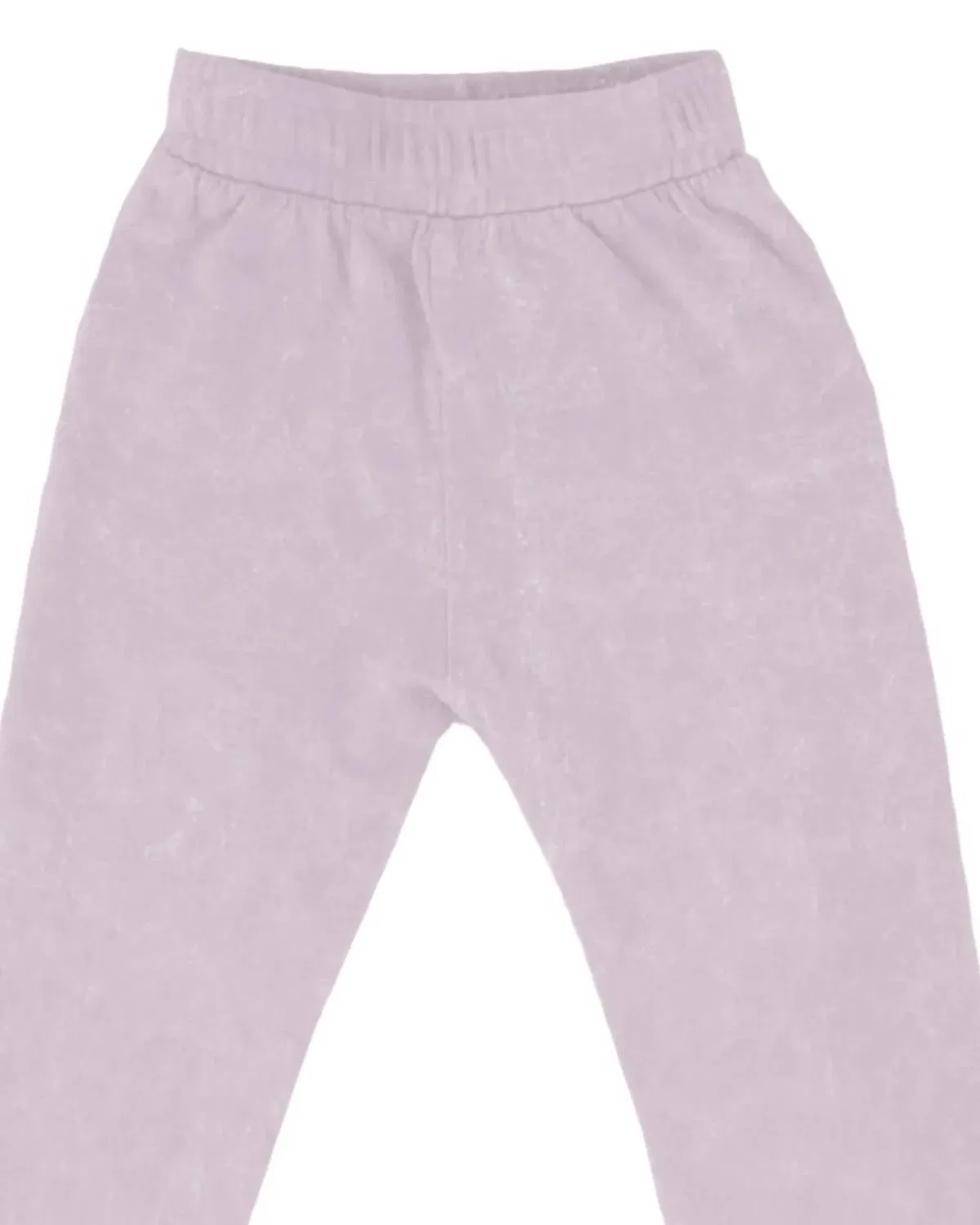 TINY WHALES Детские спортивные брюки Girls' Positivity Jogger в цвете Mineral Lilac — фото 2