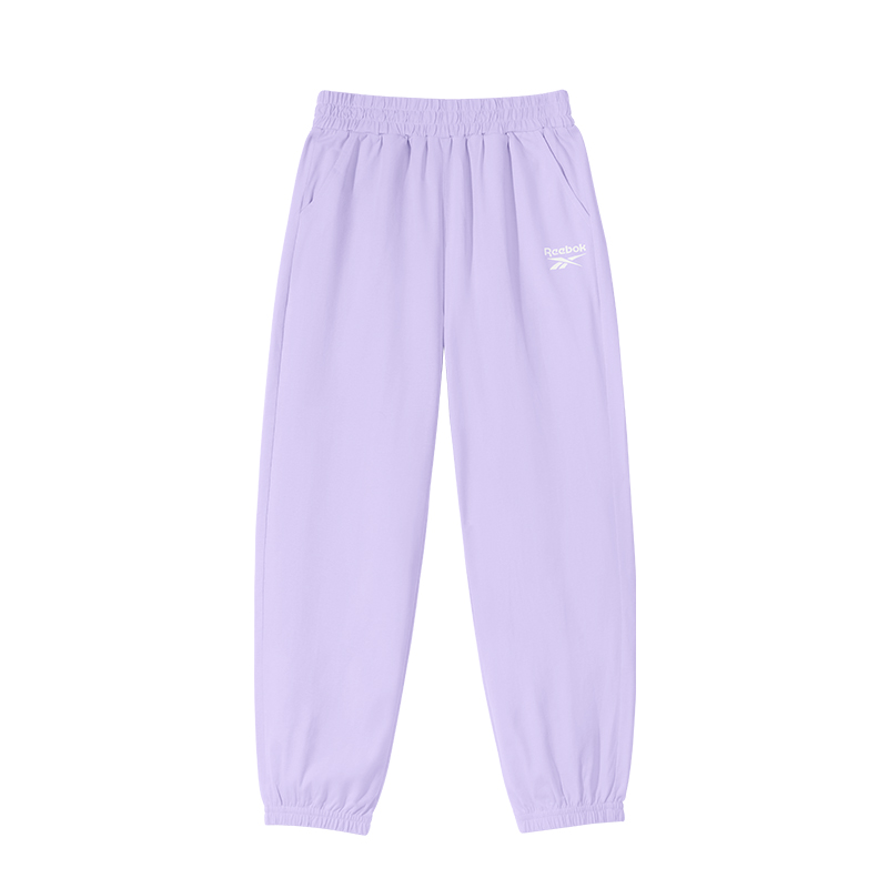 

Детские спортивные штаны Reebok, светло-фиолетовый/белый