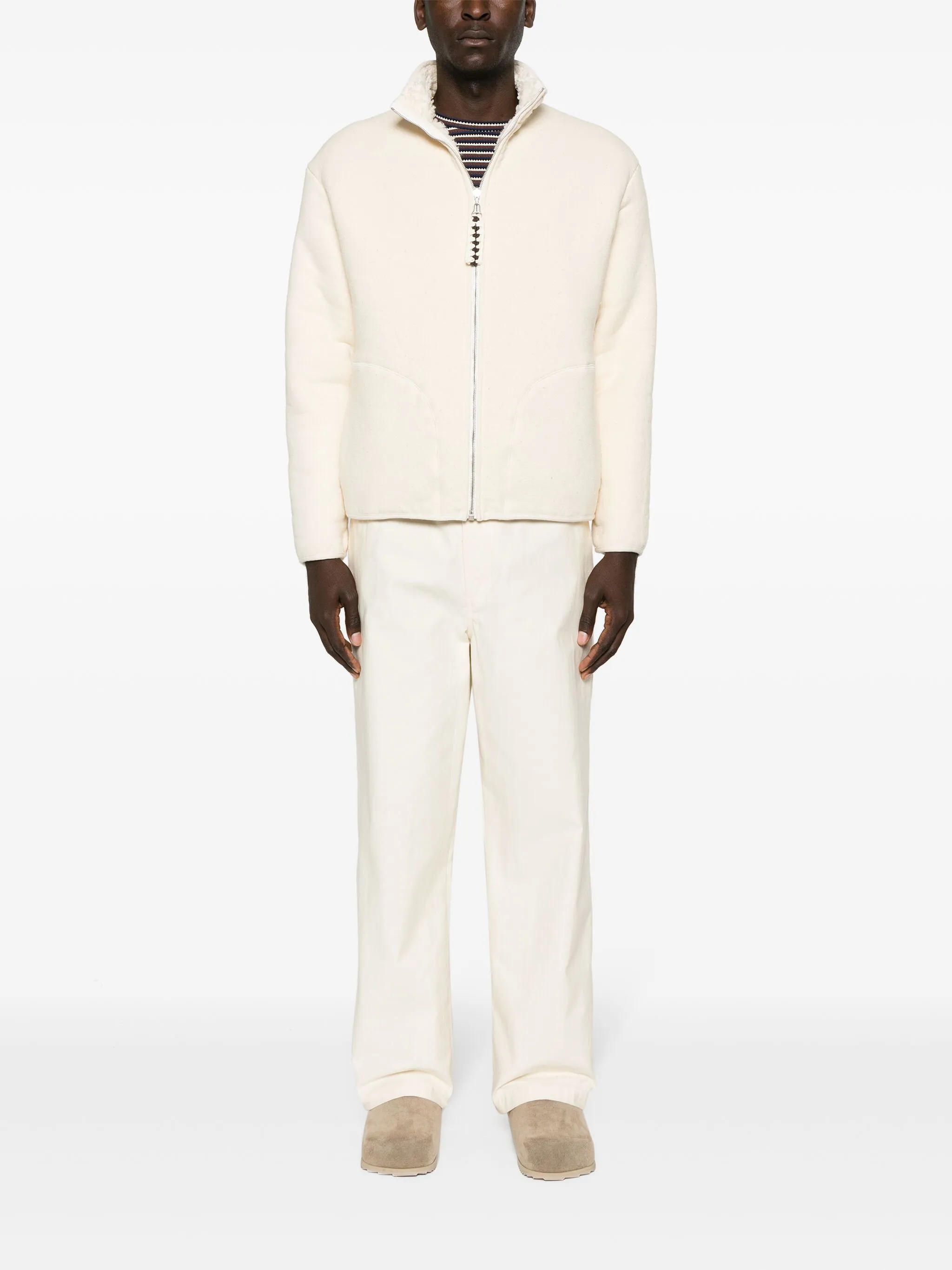 Двусторонняя куртка из овчины Jil Sander, нейтральный — фото 2