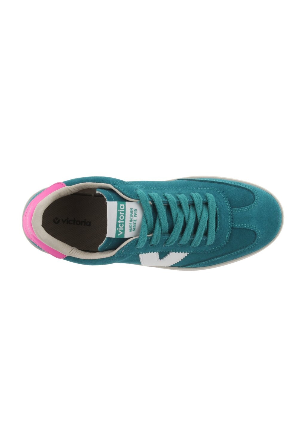 Кроссовки на шнуровке Victoria Shoes, зеленый — фото 3