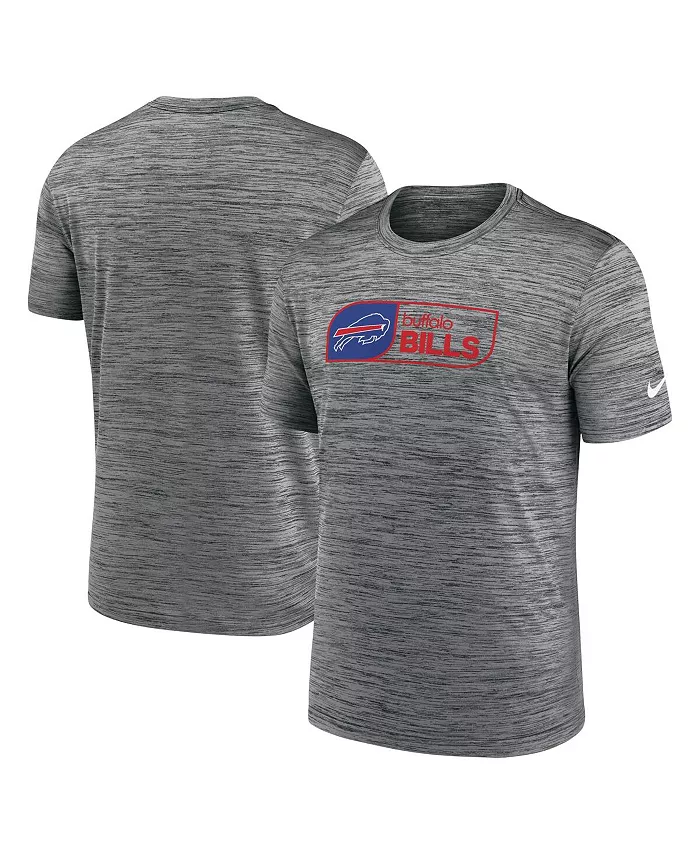 

Мужская серая футболка Buffalo Bills Big Tall Velocity Jock Tag Performance Nike