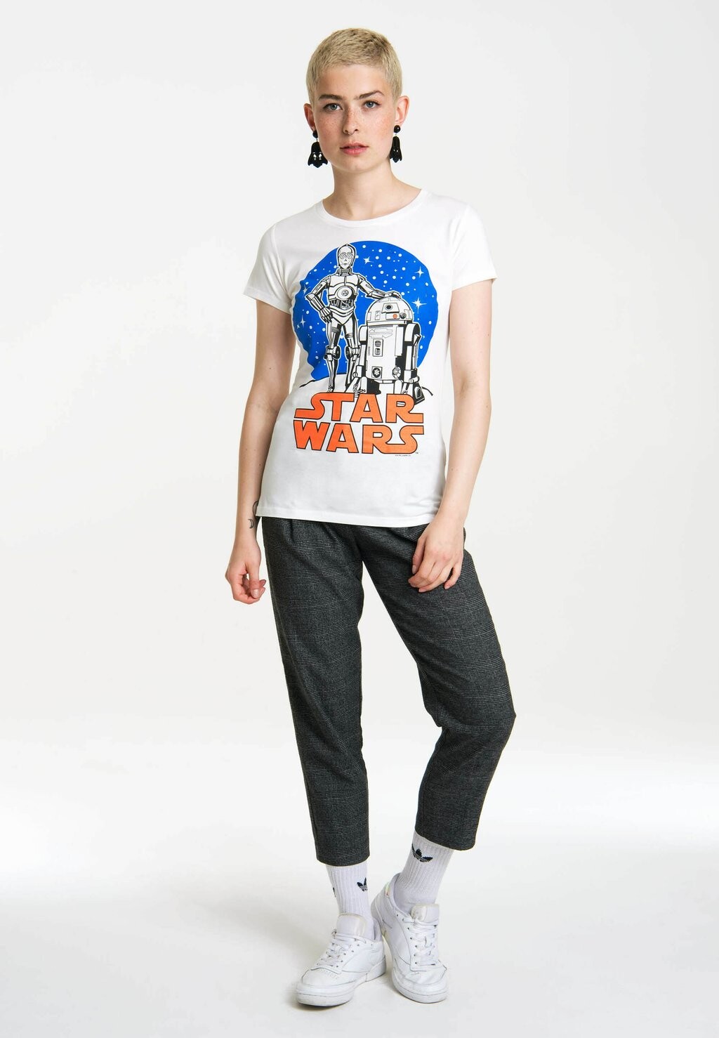 

Футболка с принтом STAR WARS DROIDS LOGOSHIRT, мультиколор