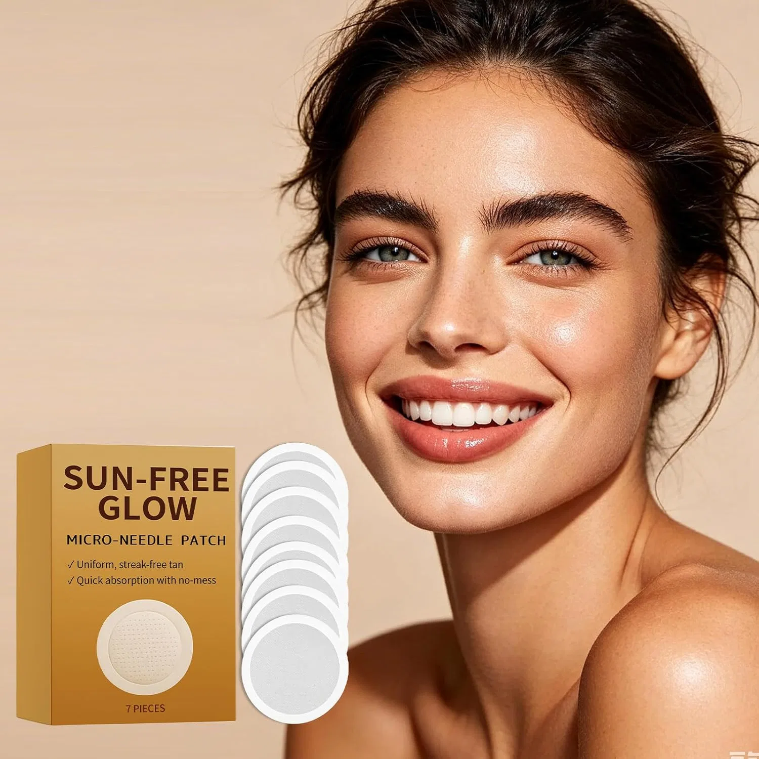 Патчи-микроиглы для автозагара Sun Free Glow Generic, 3Pcs — фото 2