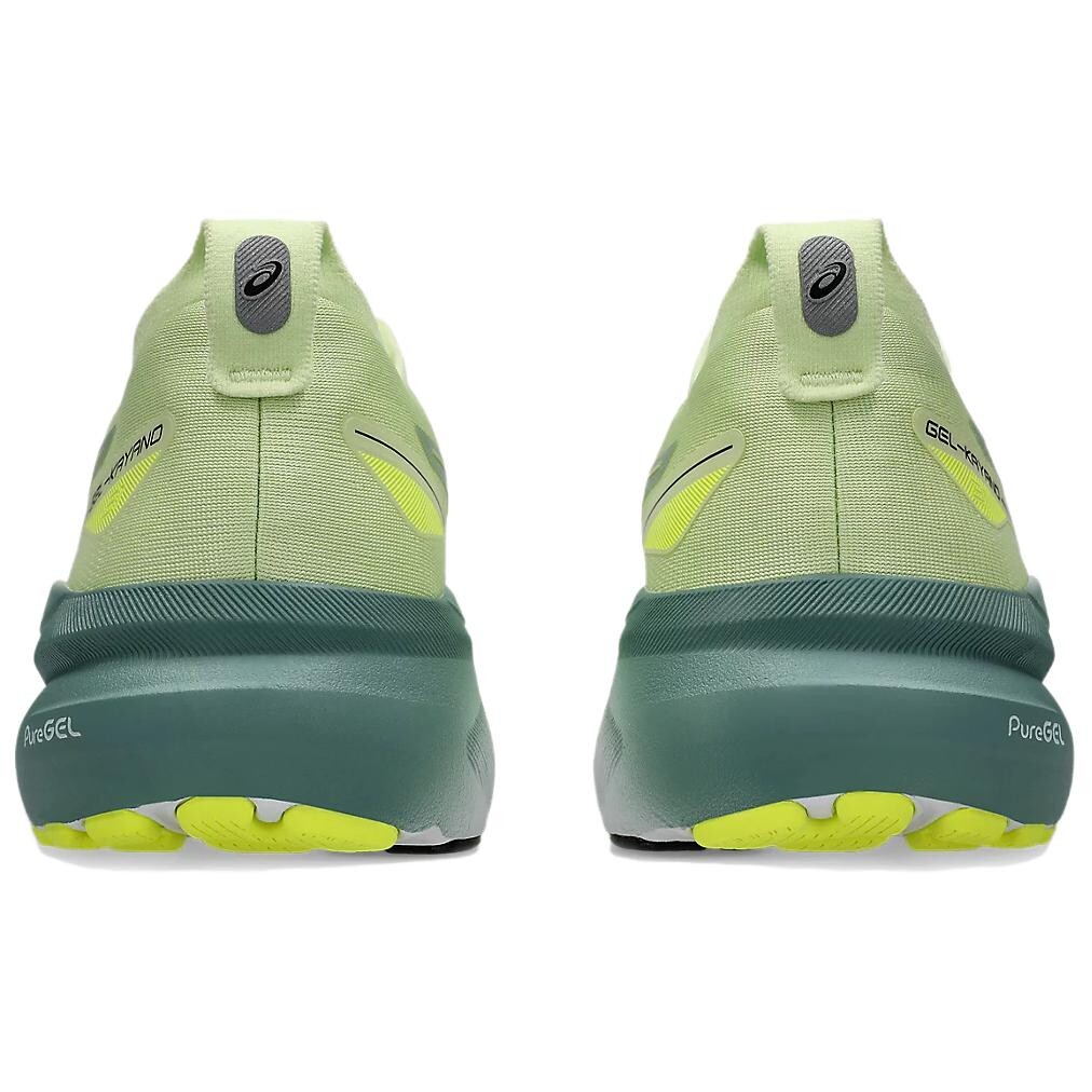 Кроссовки мужские Gel-Kayano 31 с низким верхом светло-зеленые Asics — фото 4
