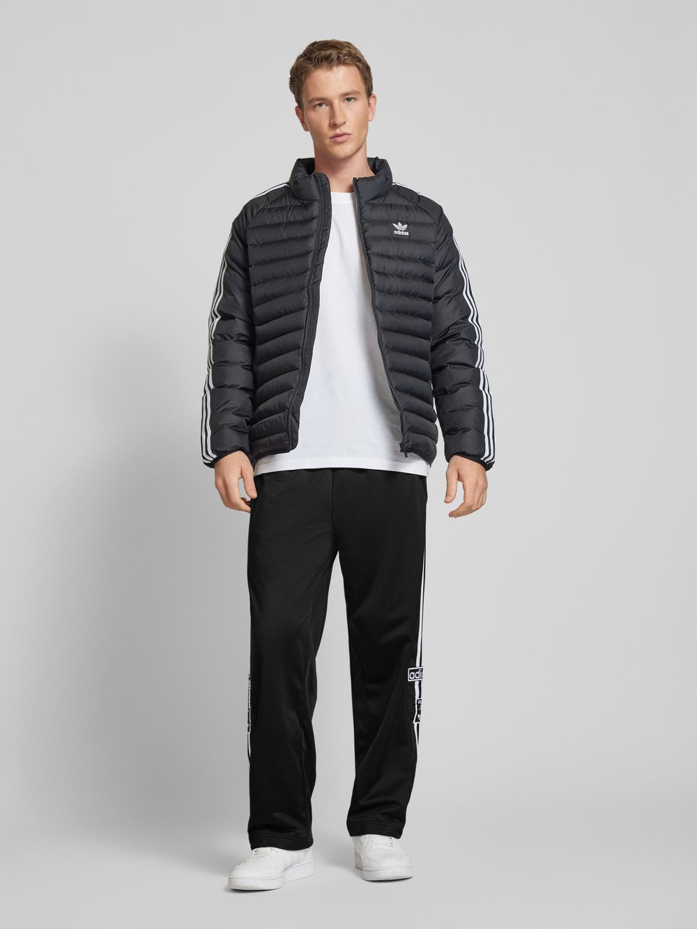 

Мешковатые спортивные штаны с нашивкой-лейблом, модель «ADIBREAK» adidas Originals, черный