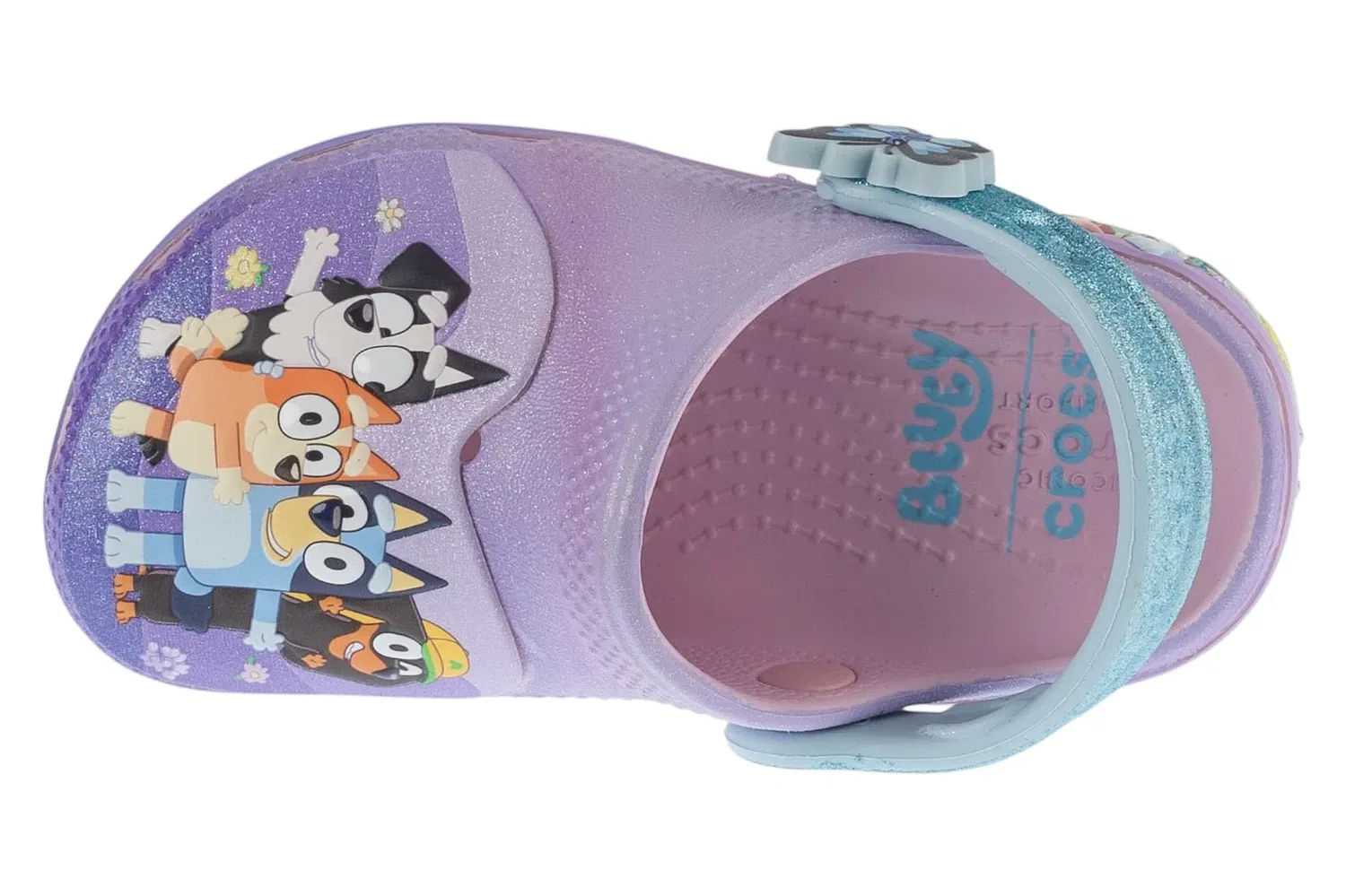 Тапочки для бассейна Classic Bluey Multi Clog T Crocs розовый — фото 3