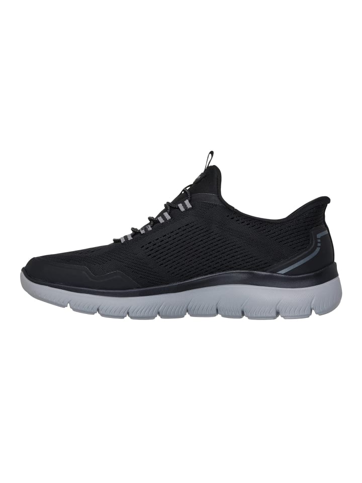 Низкие кроссовки Skechers Slip-ins: Summits - Top Rate, черные — фото 2