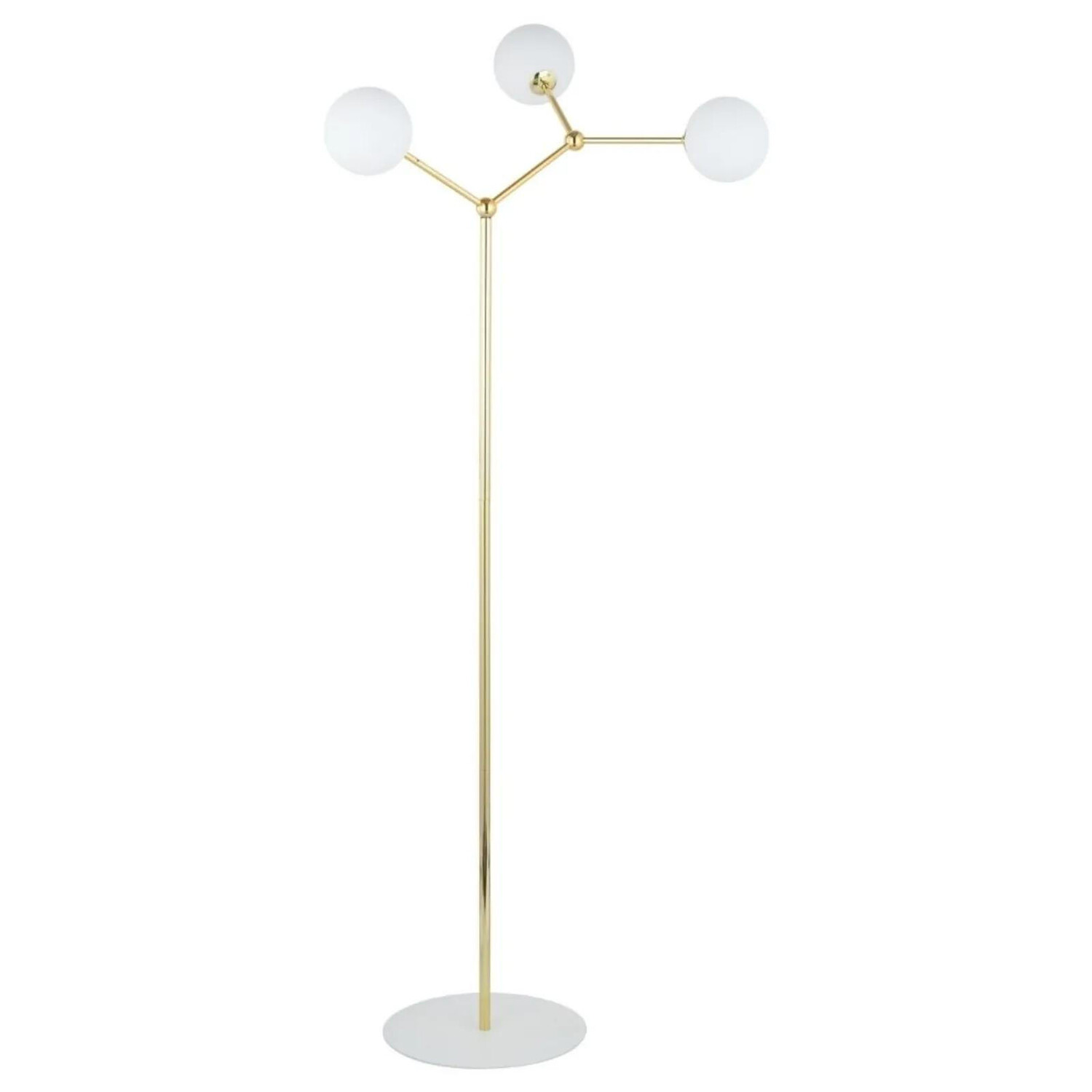 

Торшер famlights, 48x48x150 см, золотой/белый