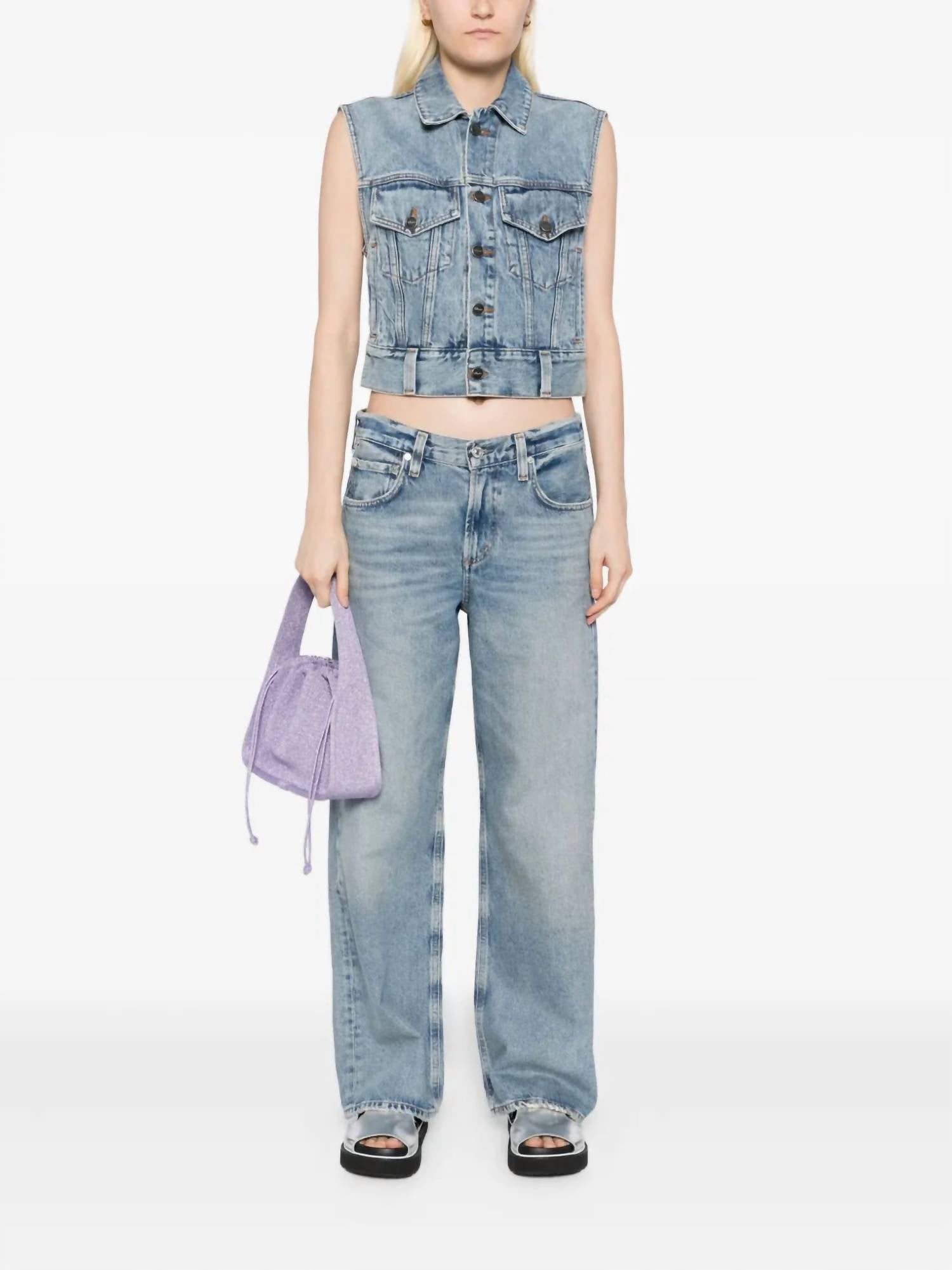 

Джинсы Lindz Low Rise Easy Straight в цвете Bijou Citizens of Humanity, Bijou