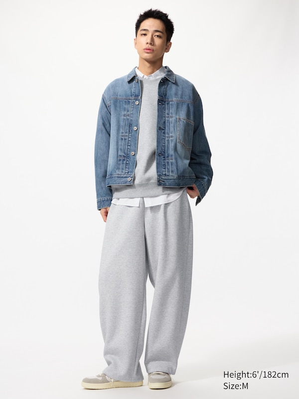 Джинсовая куртка-тракер Uniqlo, 64 blue — фото 2