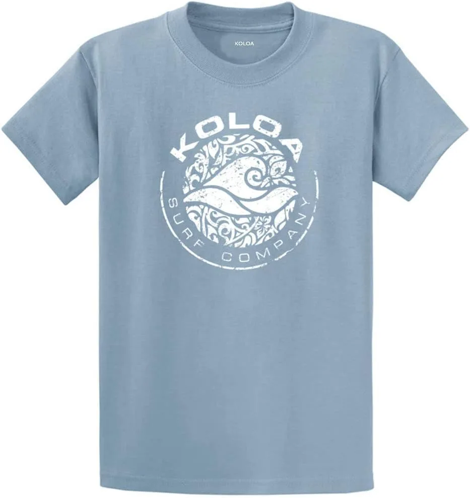 

Koloa Surf Co. Футболка из плотного хлопка с круглым логотипом в размерах Regular, Big и Tall Joe's USA