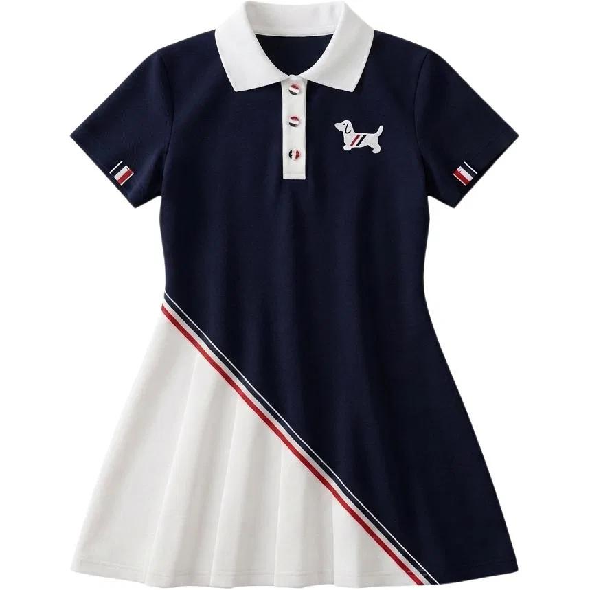 Платье Polo с юбкой Disney Kids белый воротник