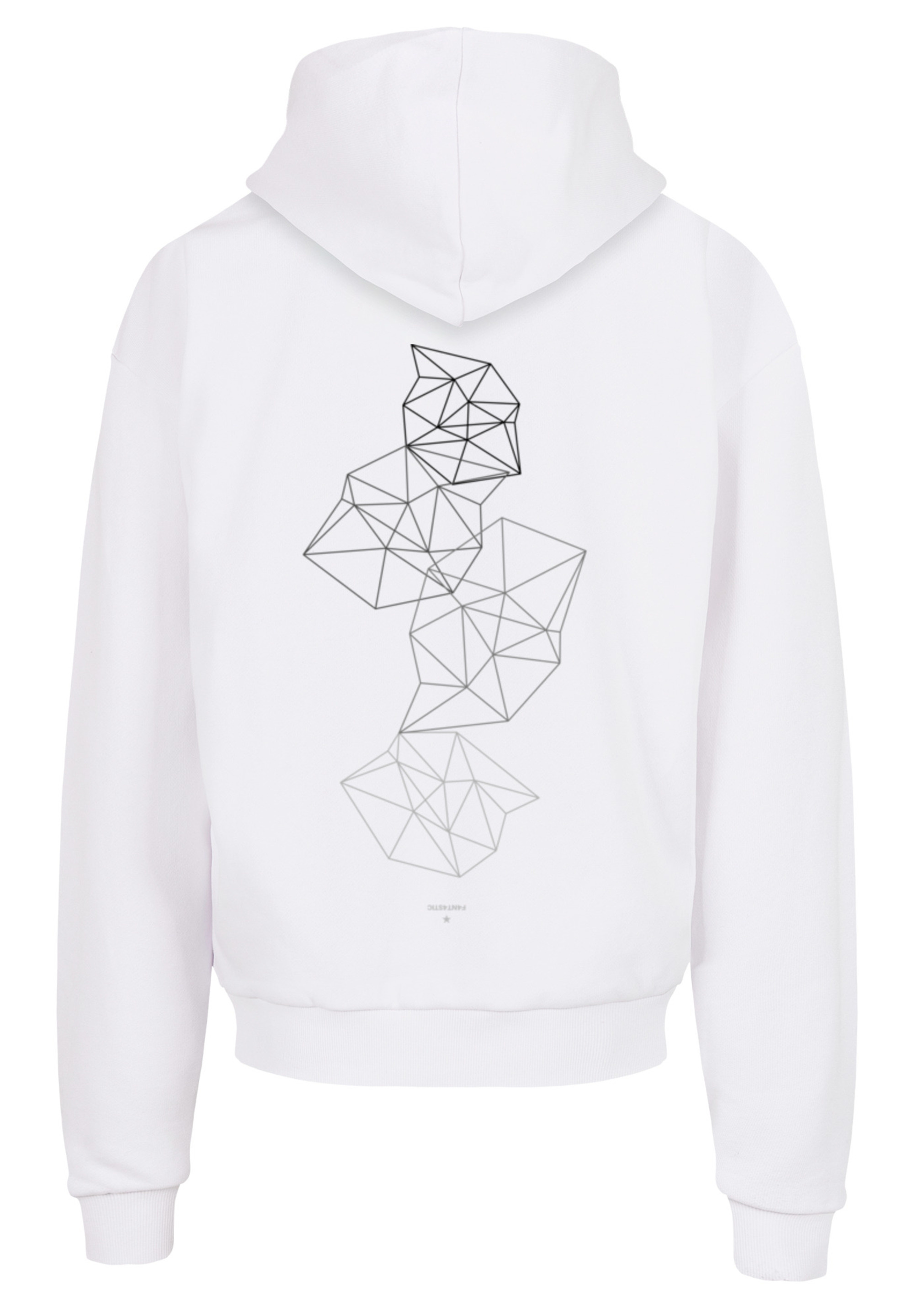 

Пуловер F4NT4STIC Ultra Heavy Hoodie Geometrics Abstract, белый