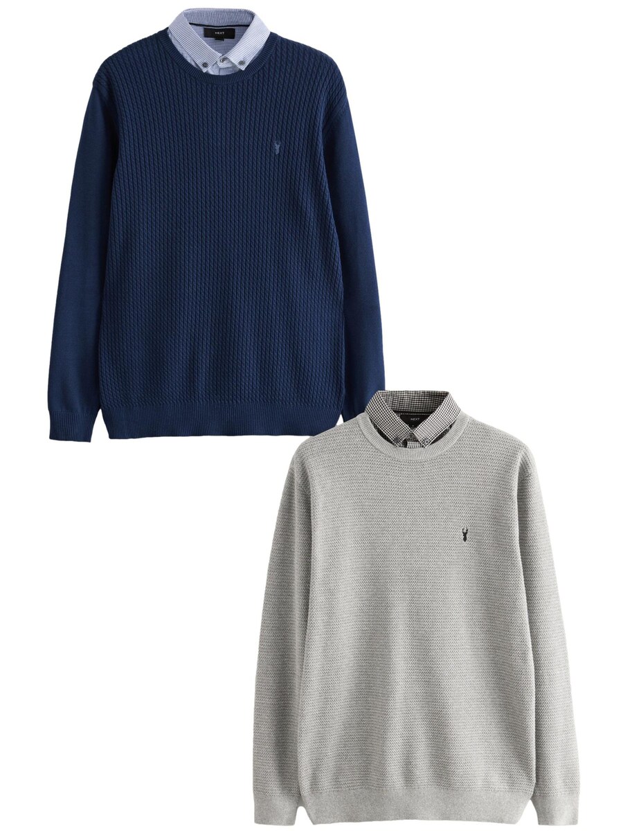 

Свитер Next, цвет Dark blue/Grey