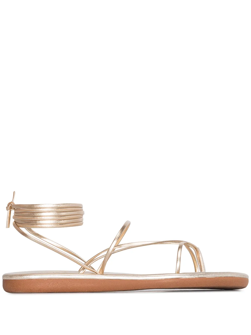 Сандалии с завязками Ancient Greek Sandals, золотой
