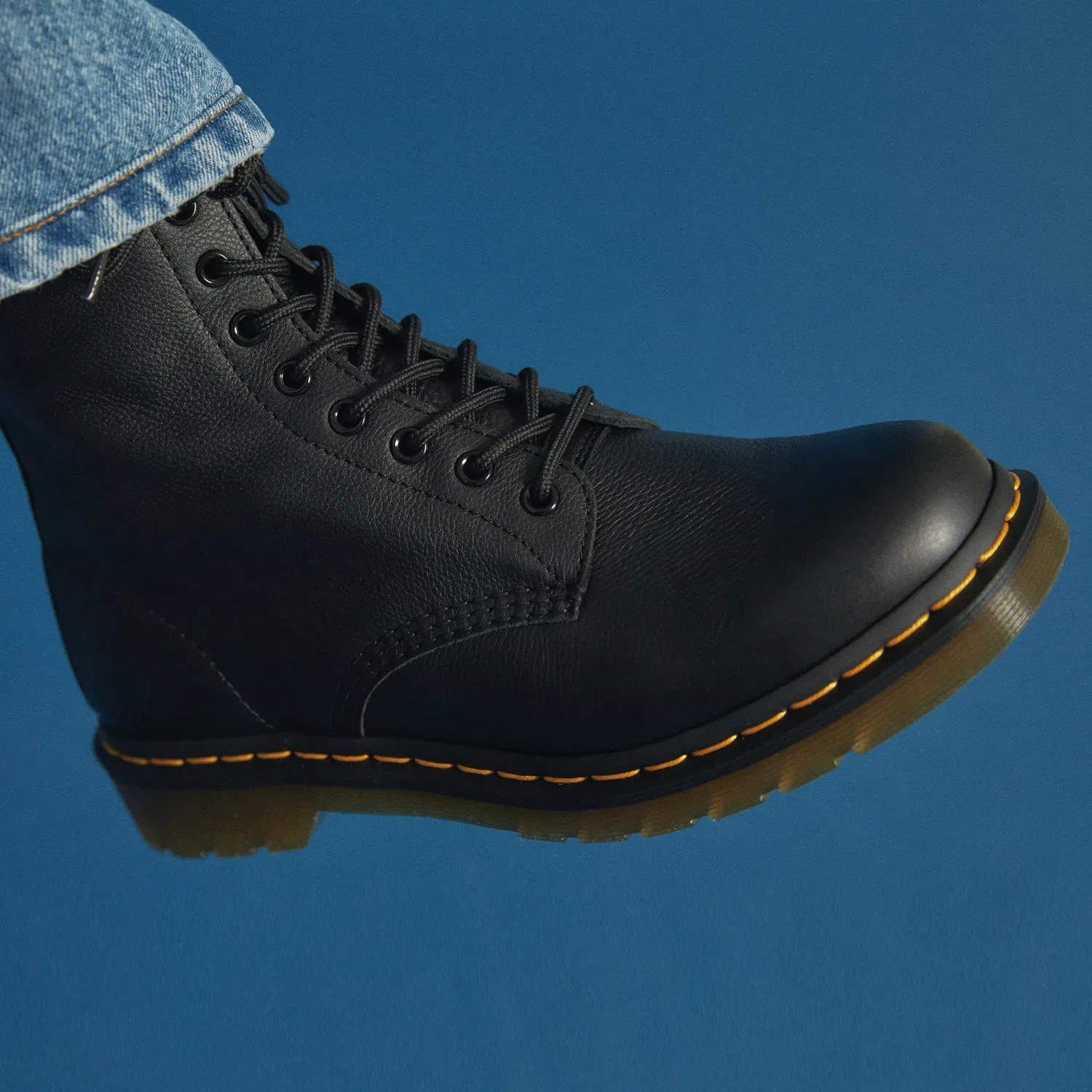 Мужские ботинки 1460 Virginia чёрные от Dr.Martens — фото 4