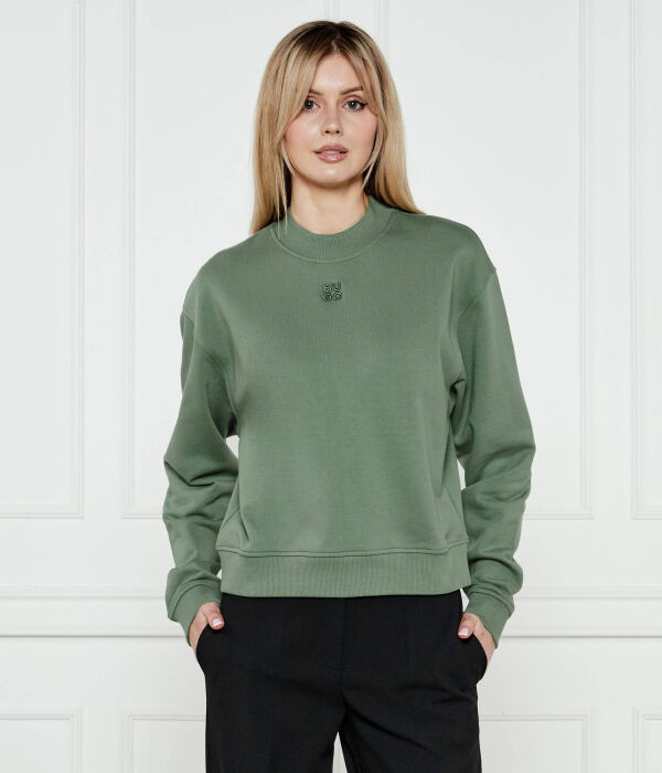 

Свитер даксандрия Relaxed fit Hugo, зеленый