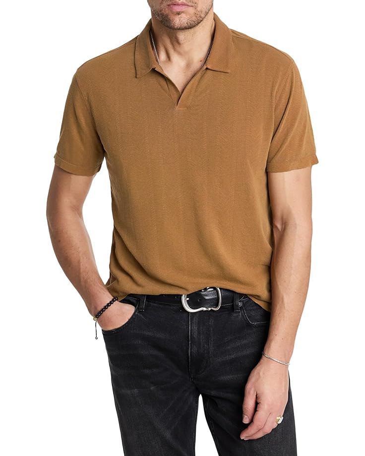 

Поло John Varvatos Zion Polo K6171F24, цвет Sienna Brown