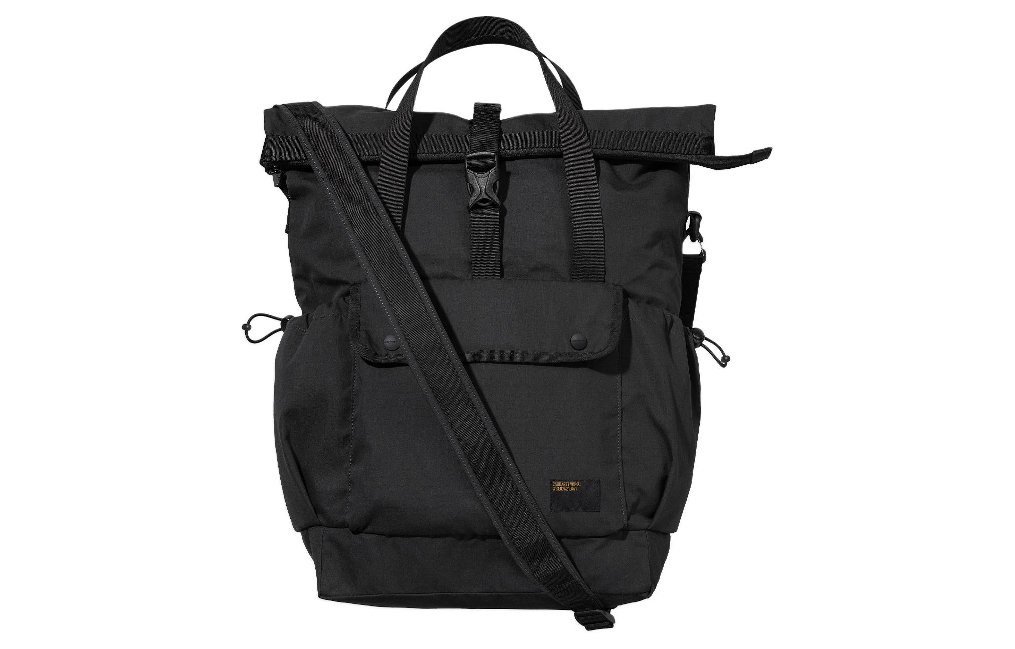 

Carhartt Wip Мужская сумка через плечо из хлопка с нейлоном, стандартного размера, черная