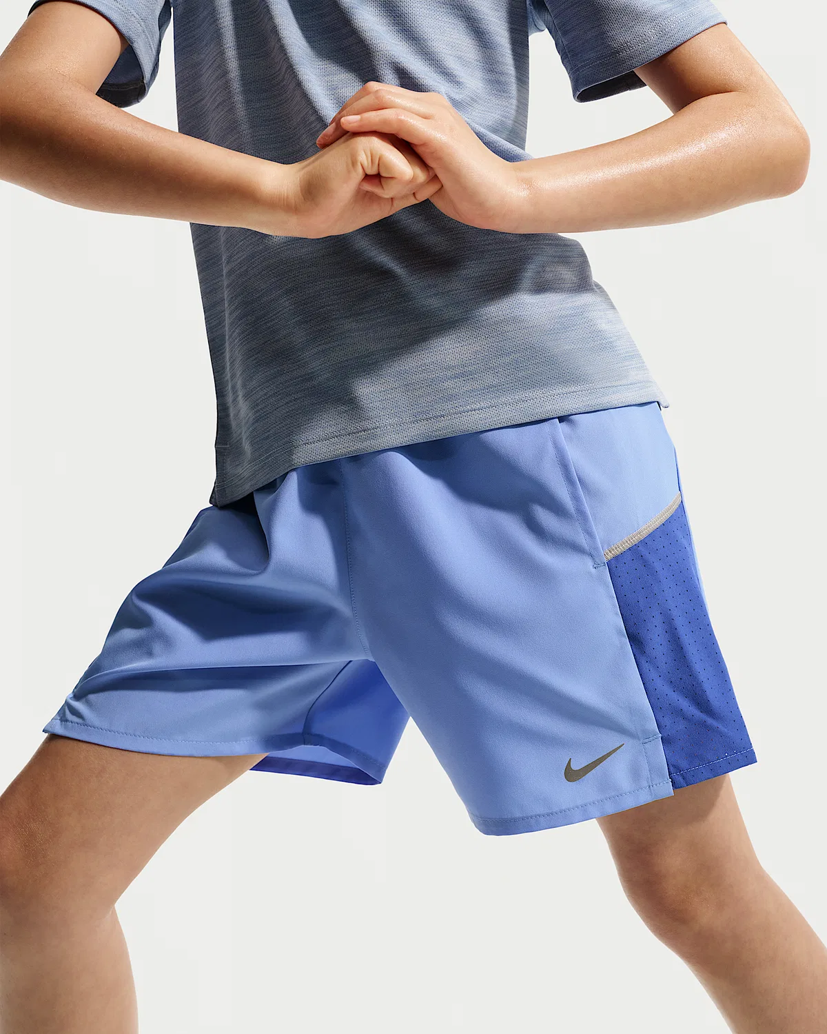 Детские тренировочные шорты Nike Miler Dri-FIT, Royal Pulse/Lapis — фото 4