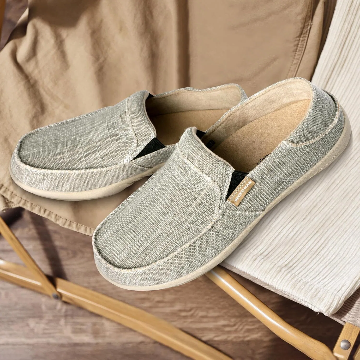 Лоферы мужские с поддержкой стопы, серый WALK·HERO COMFORT AND SUPPORT — фото 2