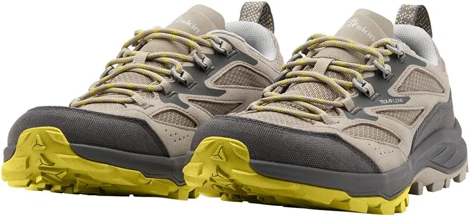 Мужские прогулочные кроссовки Jack Wolfskin Cyrox Vent Low M, Chartreuse — фото 3