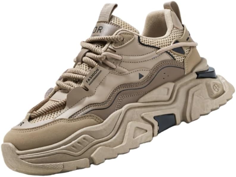 

Мужские спортивные кроссовки средней высоты на шнуровке, подходящие для альпинизма и активного отдыха на природе. Однотонная конструкция с толстой подошвой делает их подходящими для повседневной носки и использования на открытом воздухе Fmshi, х...