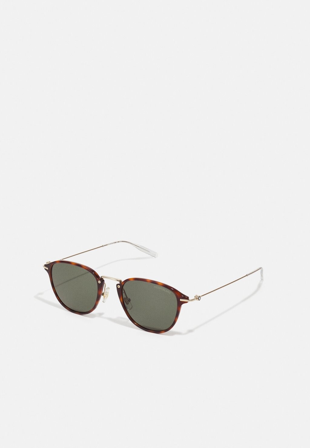 

Солнцезащитные очки Unisex Mont Blanc, цвет havana/gold-coloured/green