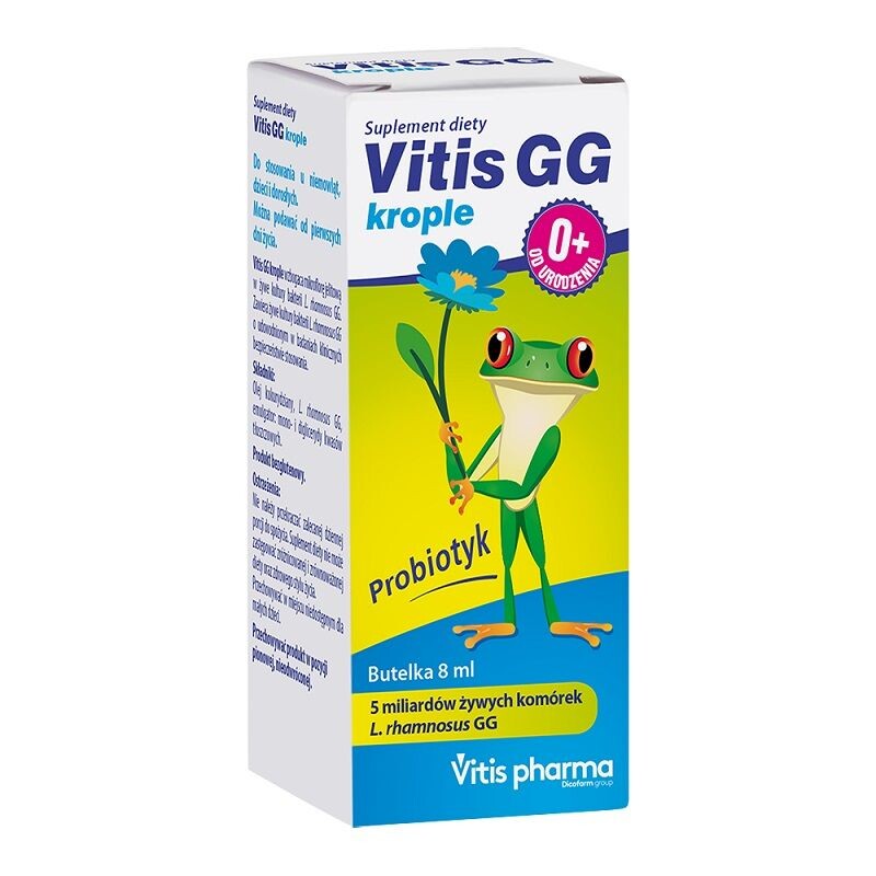 

Пробиотик в каплях Vitis GG Krople, 8 мл