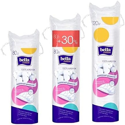 

Ватные диски Bella Blue, 80 шт.