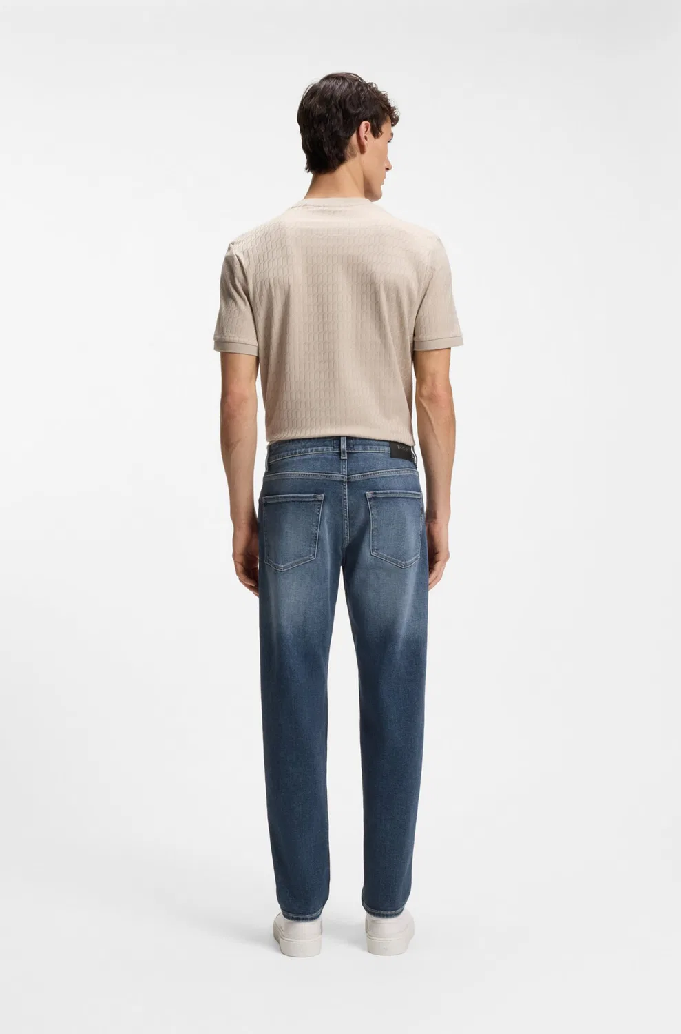 Джинсы Boss Regular Jeans C-Re.Maine темно-синего цвета — фото 4