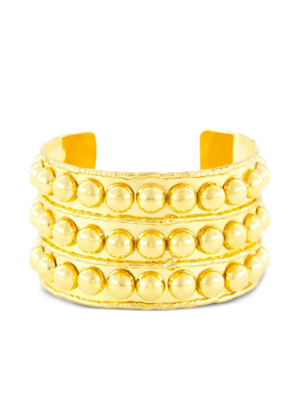 

Браслет-кафф из бусин Sylvia Toledano, золотистый