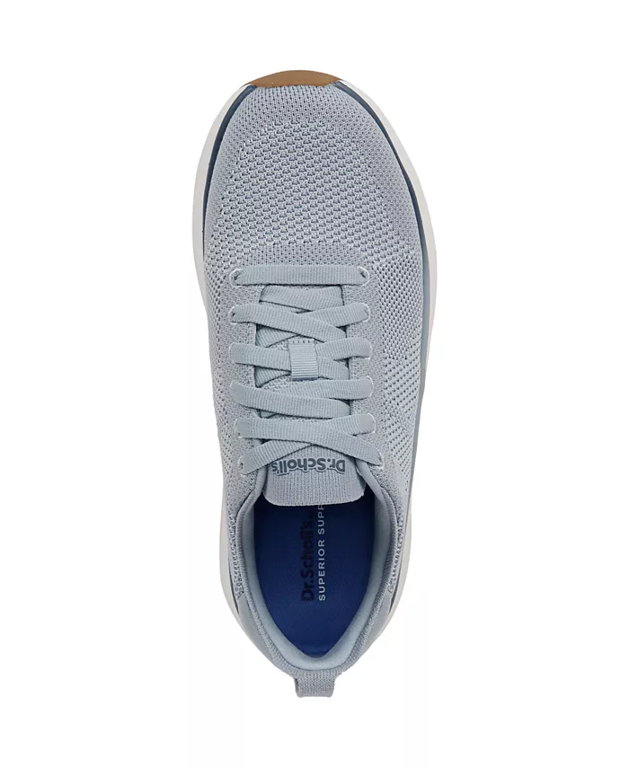 Женские кроссовки Feel Support на шнуровке, моющиеся Dr. Scholl's, синий — фото 4