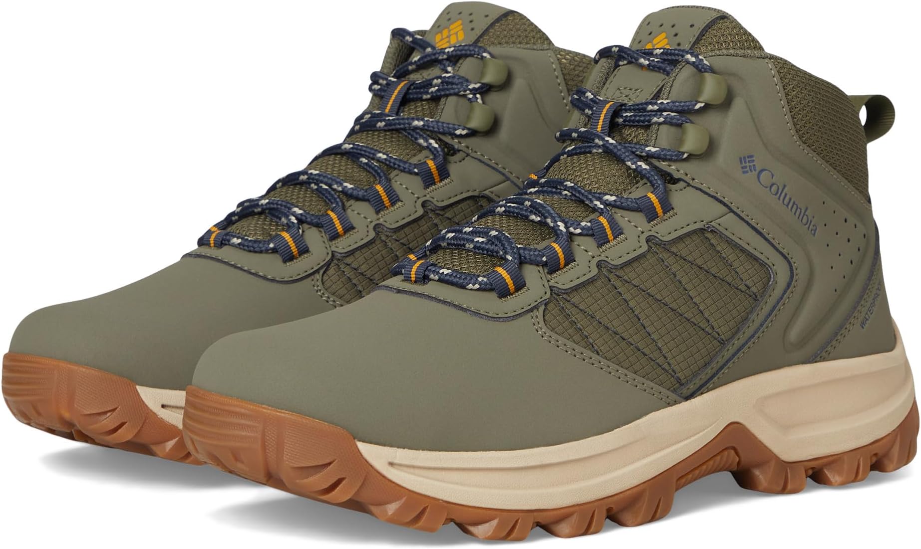 

Походные ботинки Columbia Transverse Hike Waterproof, цвет Stone Green/Raw Honey