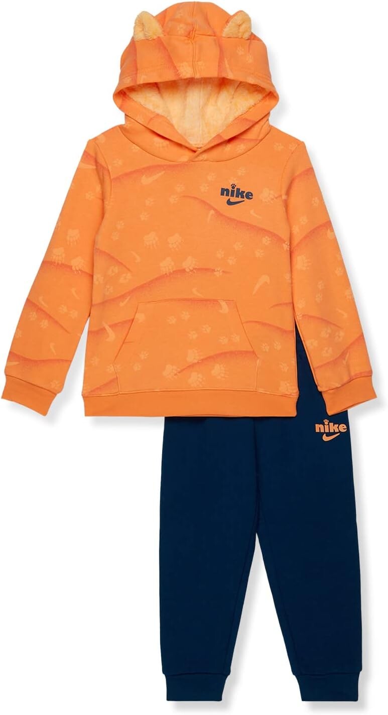 

Детский набор Nike Track Pack Fleece Pullover Set, цвет Valerian Blue
