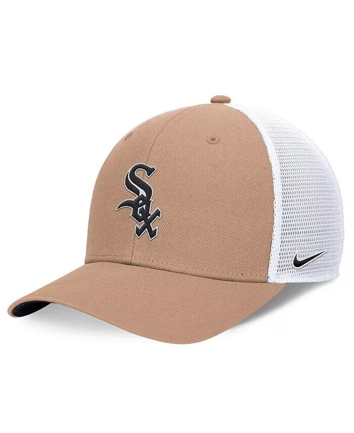 

Мужская бейсболка Chicago White Sox Khaki Rise Trucker Adjustable Nike