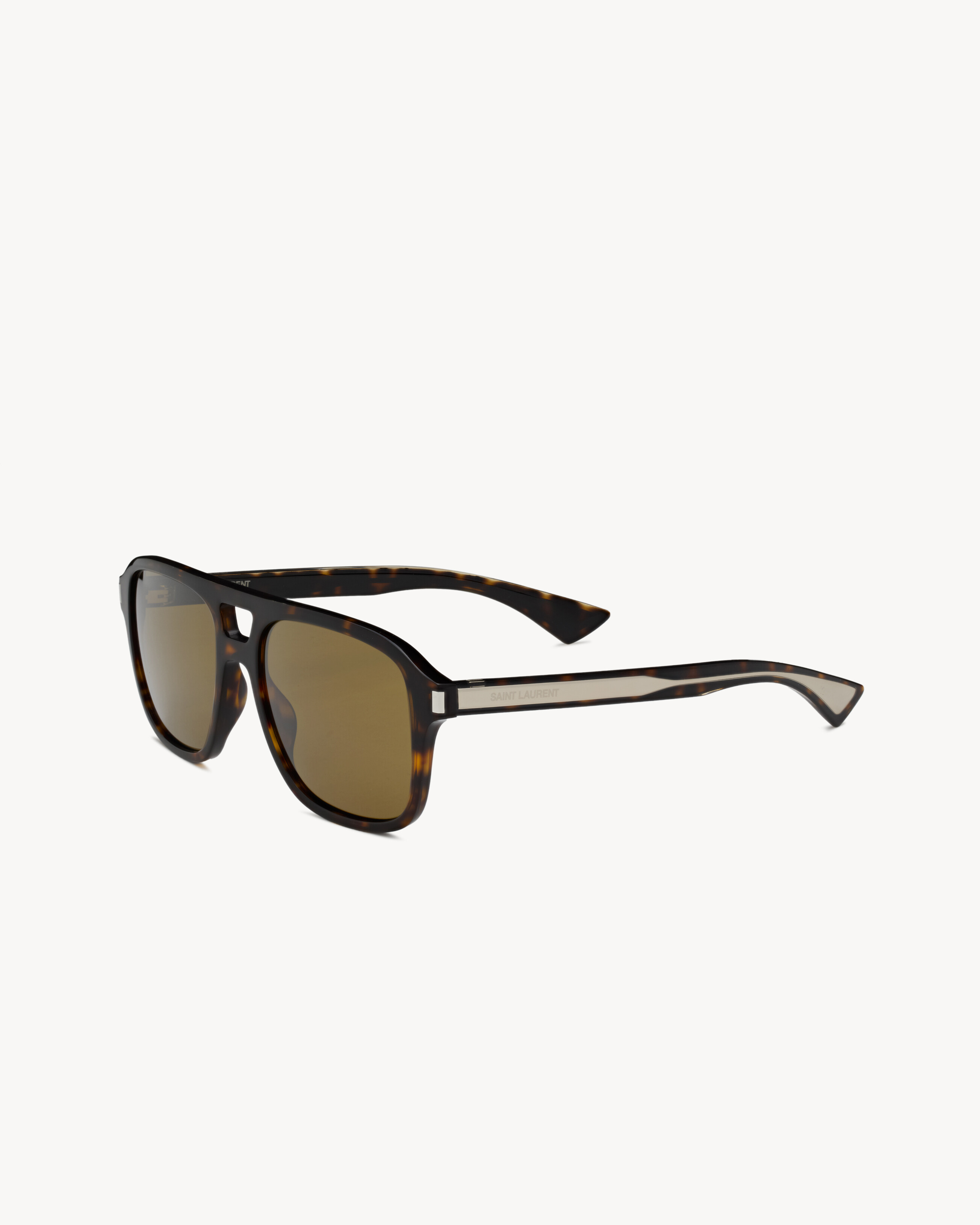 Солнцезащитные очки SL 881 SAINT LAURENT, коричневый