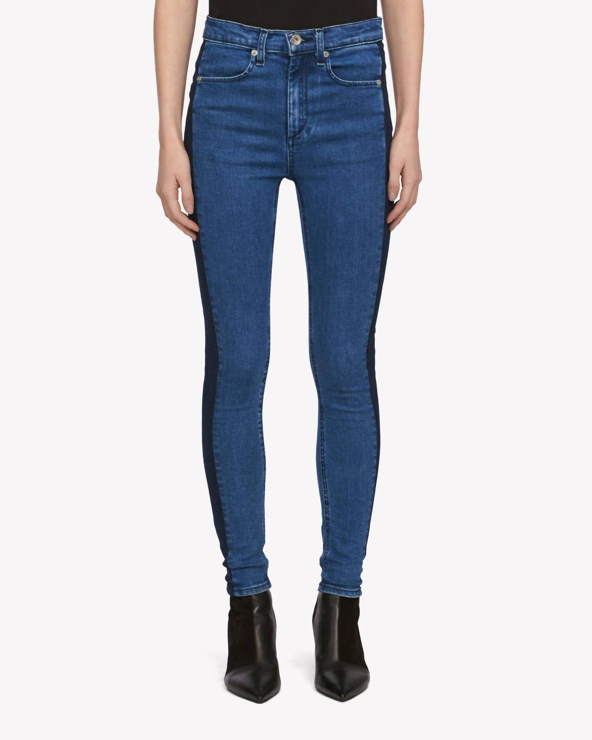 

Джинсы женские rag & bone, цвет double indigo