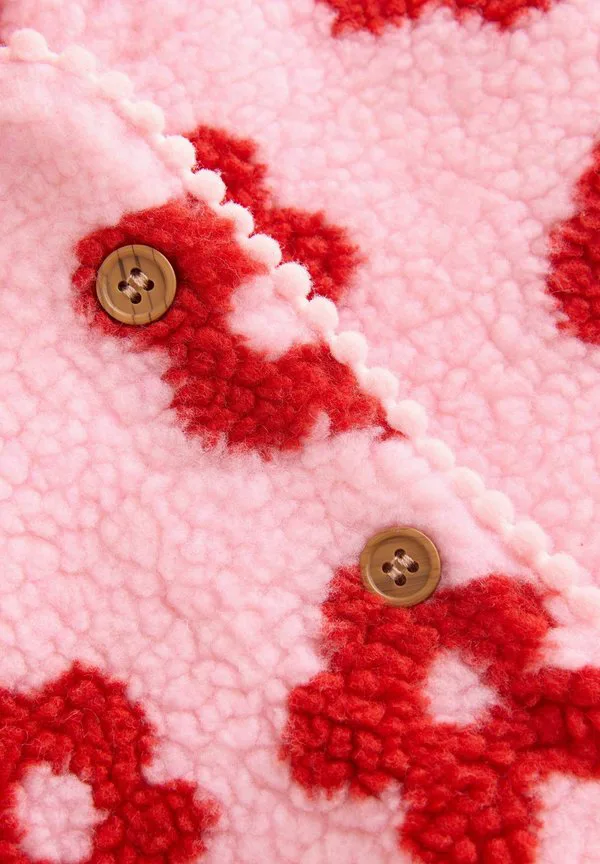 Куртка из флиса с капюшоном и подкладкой стандартного кроя. Next, Pink Floral All Over Print — фото 3