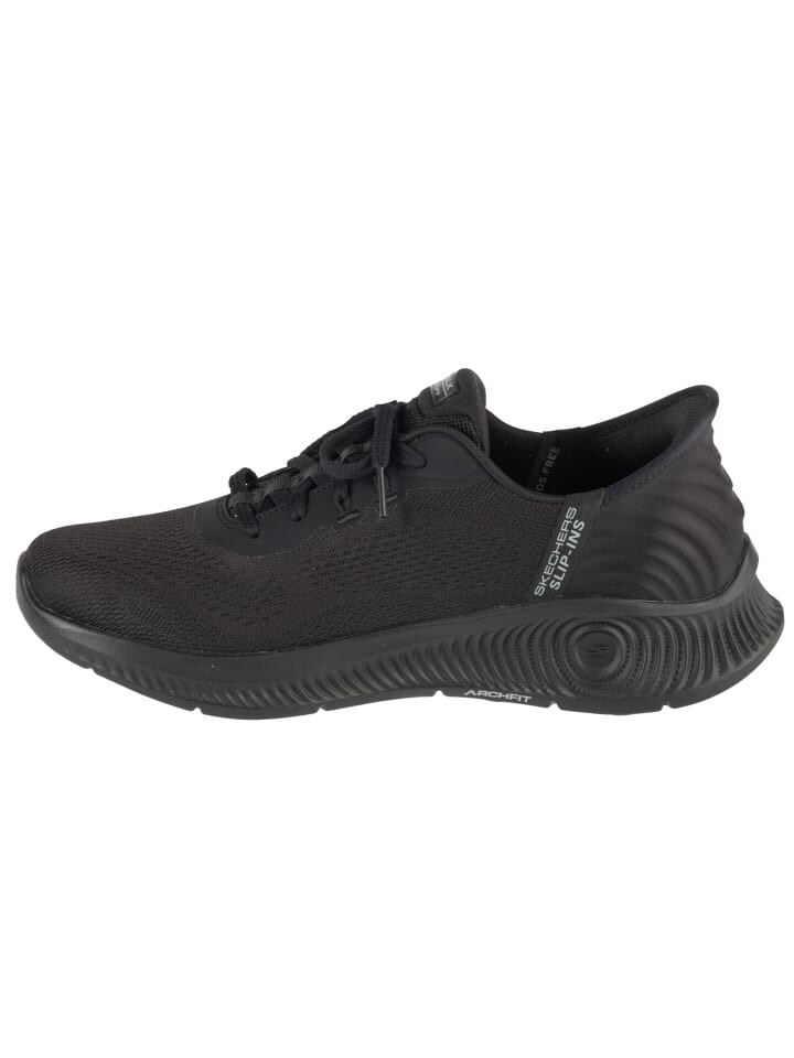 Низкие кроссовки Skechers Slip Ins Go Walk Anywhere Worldwide, черный — фото 2