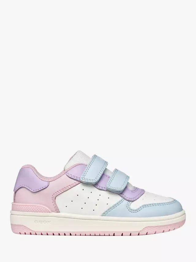 Детские кроссовки Washiba Colour Block, белый/розовый/синий Geox