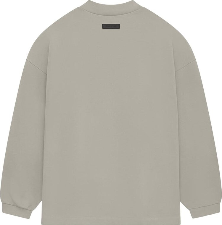 Футболка Fear of God Essentials Heavy Jersey Long-Sleeve  'Seal', серый — фото 2