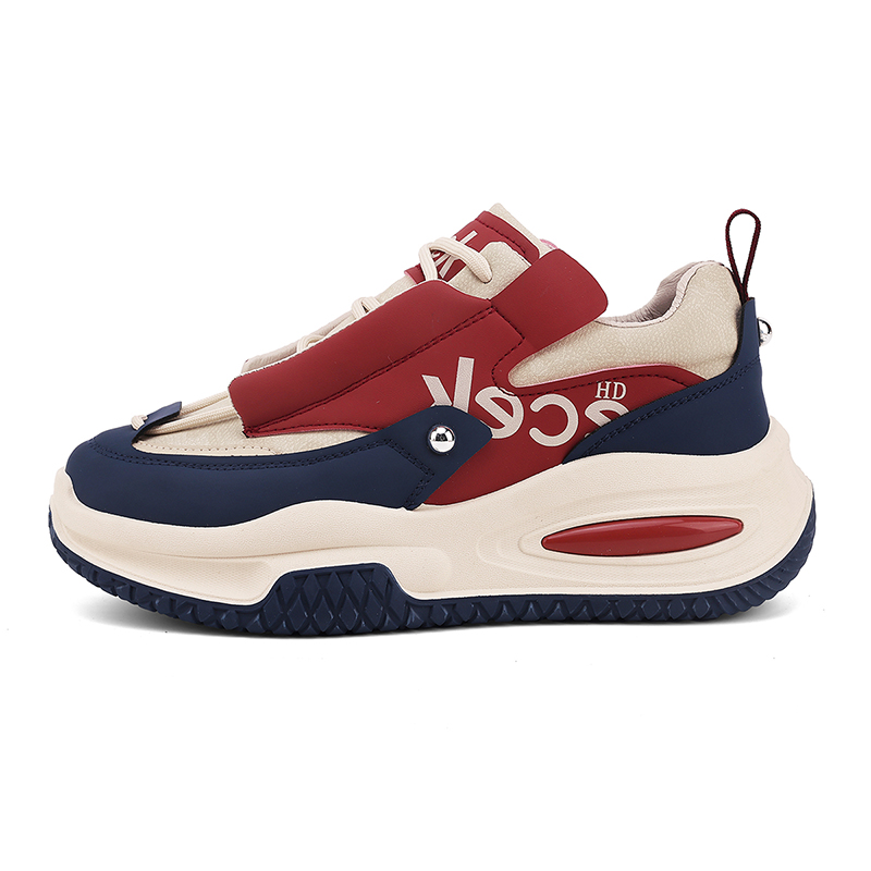 

Низкие повседневные туфли для мужчин JANECO, Red Blue