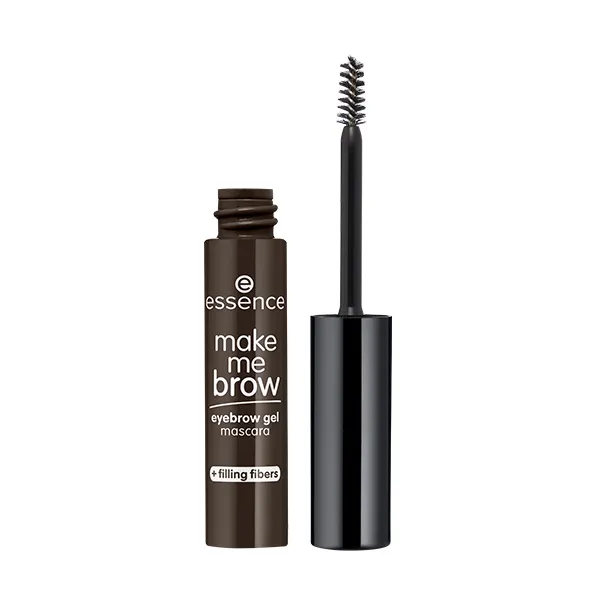 

Тушь для бровей для большего цвета, густоты и формы Make Me Brow Máscara Gel Mascara Essence, цвет ebony brows