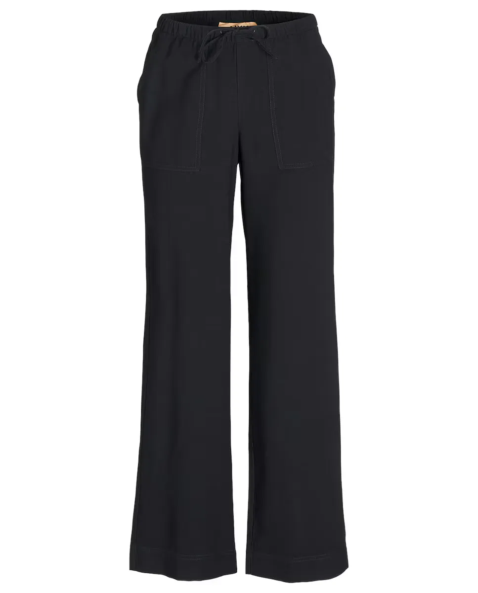

Женские струящиеся брюки-палаццо Jack & Jones, черный