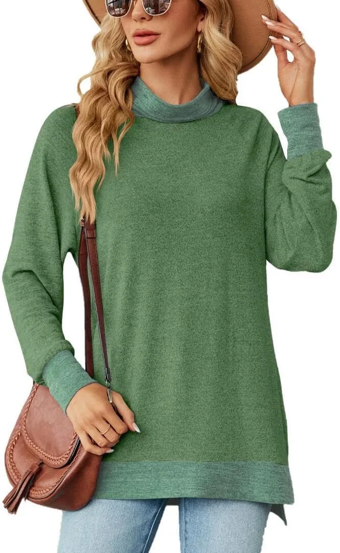 

Женский свитшот с длинным рукавом и воротником-стойкой