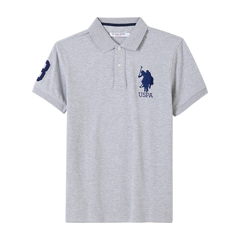 U.S. POLO ASSN. США ПОЛО ASSN. Мужская рубашка поло, Черный — фото 4