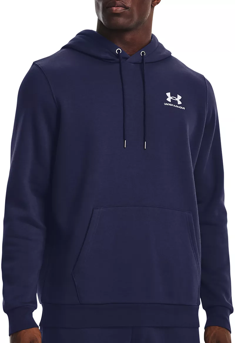 

Мужская флисовая толстовка Under Armour Icon, цвет Midnight Navy/White