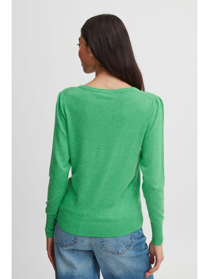 

B. young Вязаный свитер BYMMMPIMBA1, стандартный крой, цвет «Минг Грин Меланг»