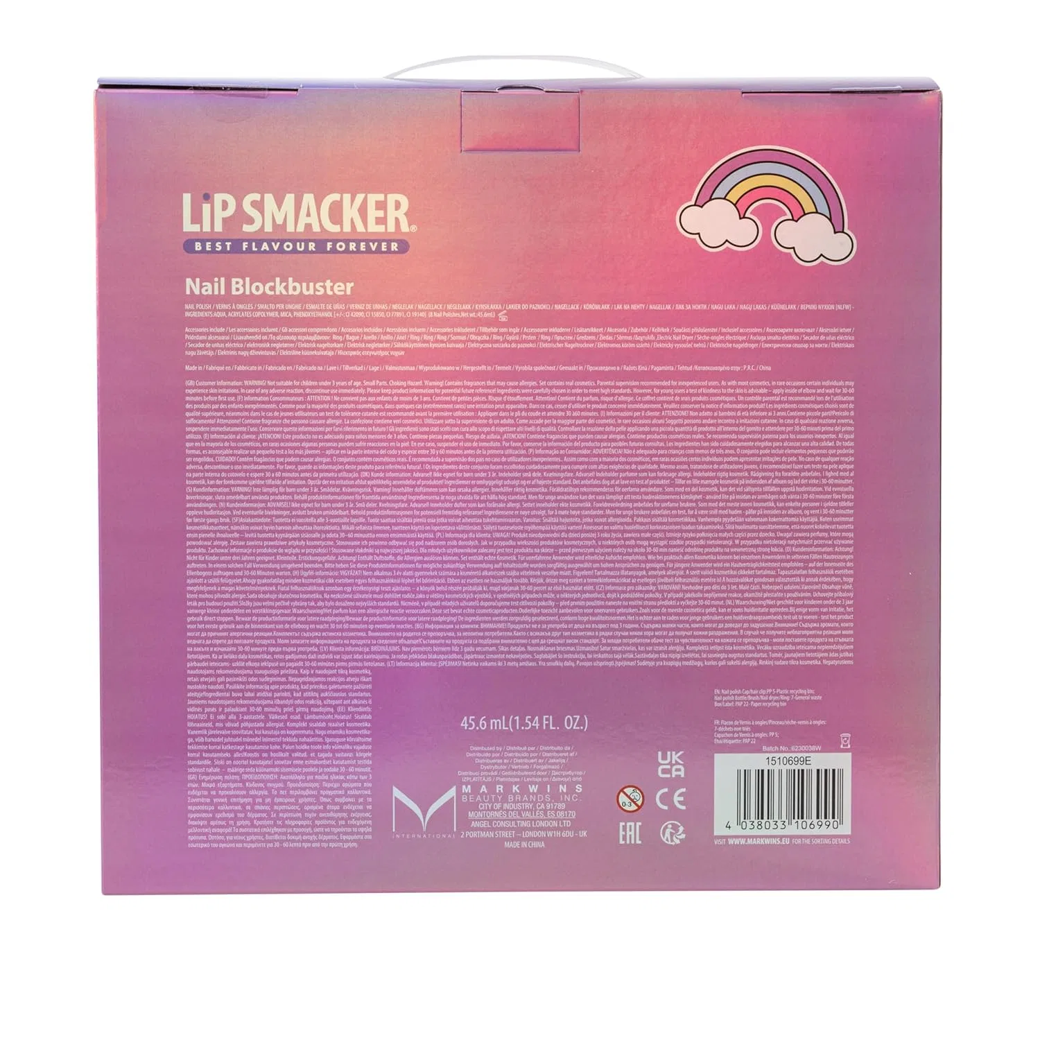 Набор для дизайна ногтей Lip Smacker Nail Art Blockbuster Set Lip Smacker — фото 4